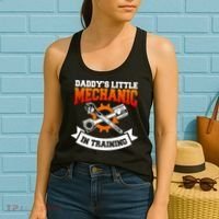 Daddy's Little Mechanic In Training Automotive Technician Cool Gift Women's Tank Top thumb 2