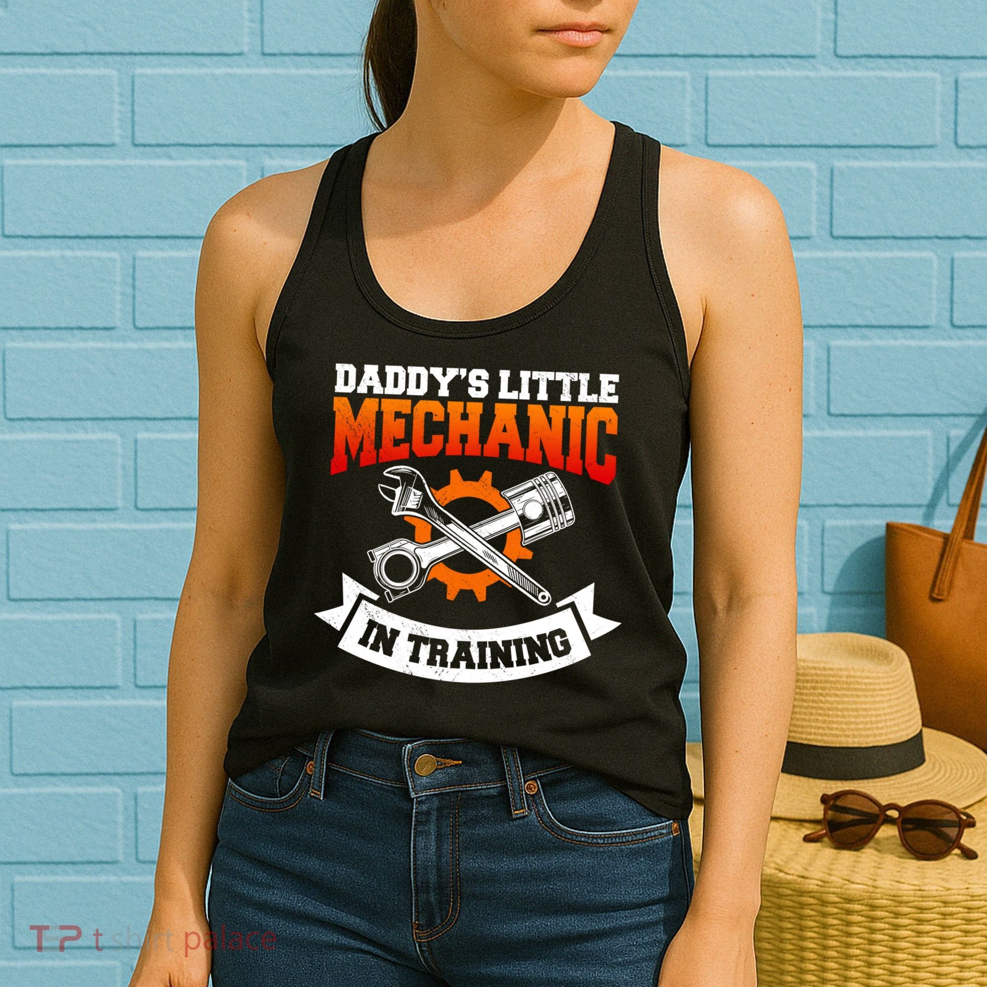 Daddy's Little Mechanic In Training Automotive Technician Cool Gift Women's Tank Top