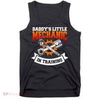 Daddy's Little Mechanic In Training Automotive Technician Cool Gift Tank Top thumb 0