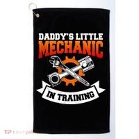 Daddy's Little Mechanic In Training Automotive Technician Cool Gift Golf Towel thumb 0