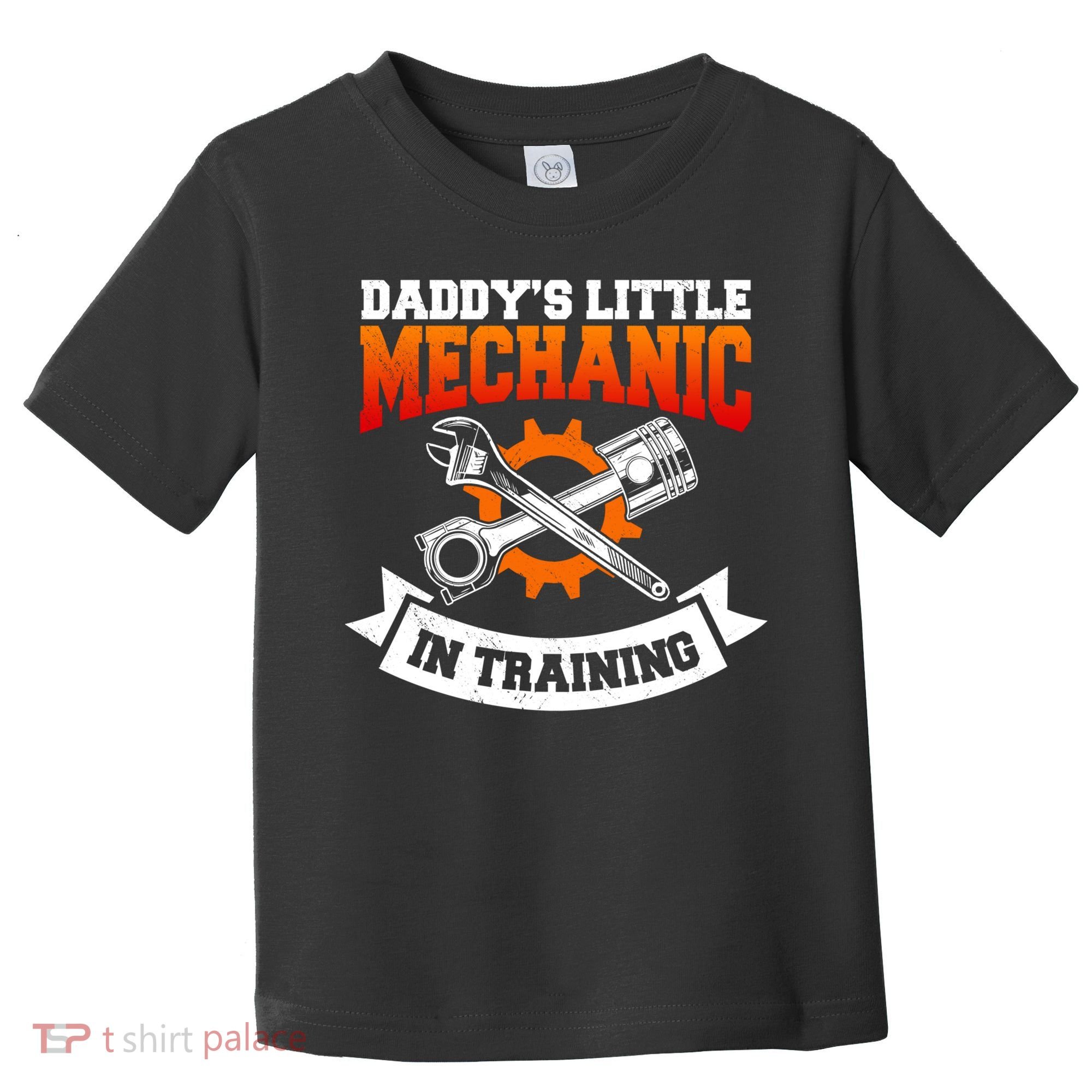 Daddy's Little Mechanic In Training Automotive Technician Cool Gift Toddler T-Shirt