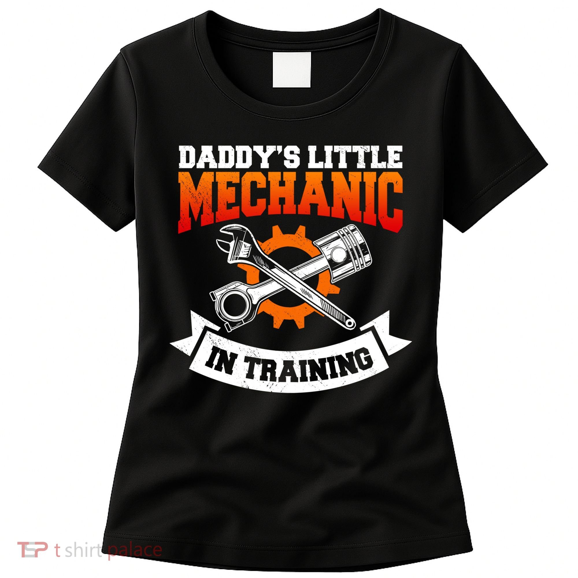 Daddy's Little Mechanic In Training Automotive Technician Cool Gift Women's T-Shirt