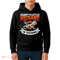 Daddy's Little Mechanic In Training Automotive Technician Cool Gift Kids Hoodie thumb 4