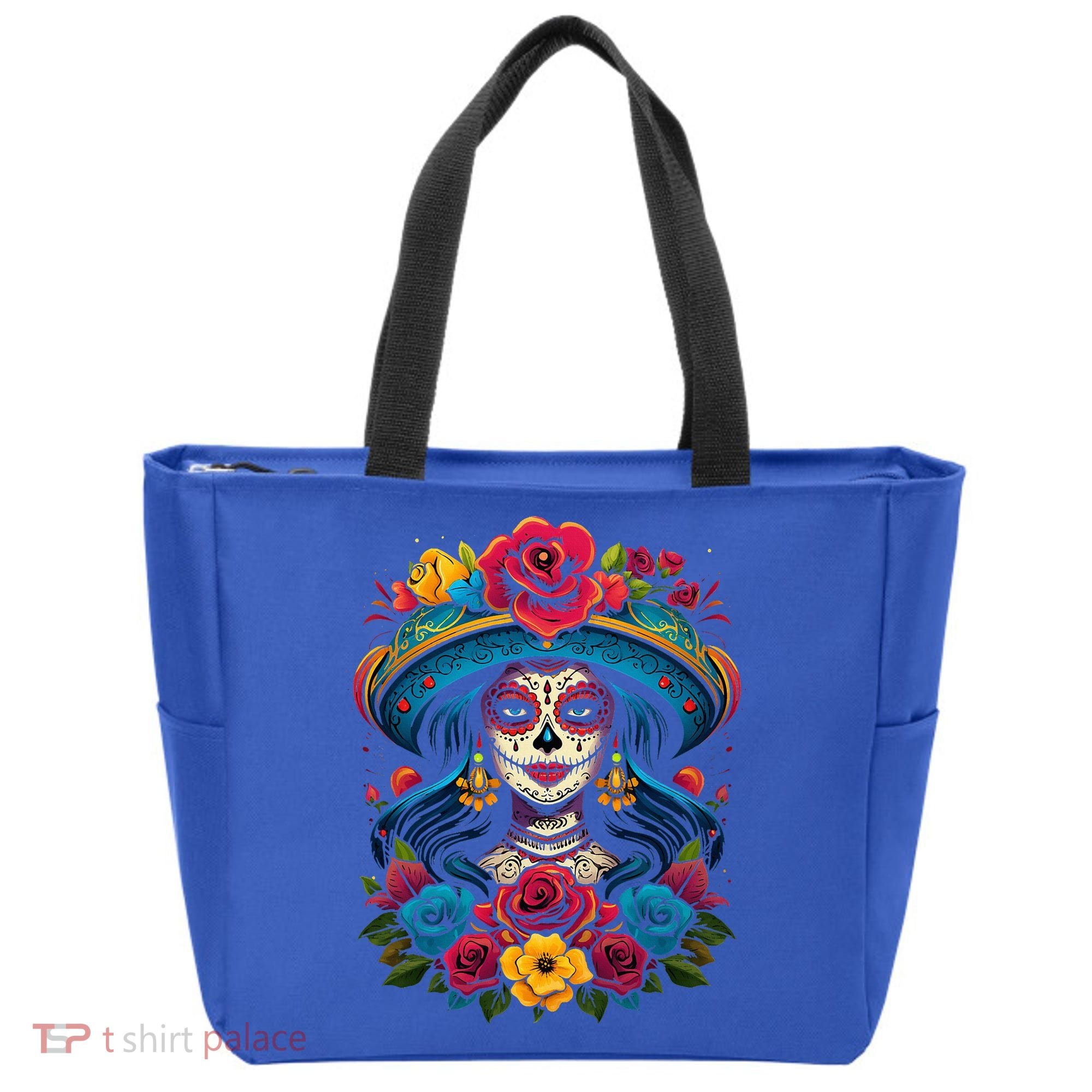 De Los Muertos La Catrina Sugar Skull Day Of The Dead Tote Bag