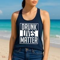 Drunk Lives Matter Women's Tank Top thumb 2
