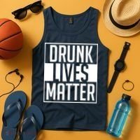 Drunk Lives Matter Tank Top thumb 4