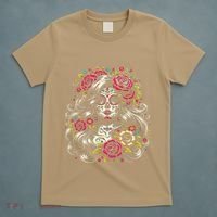 De Los Muertos La Catrina Day Of The Dead Sugar Skull Women T-Shirt thumb 5