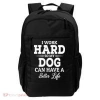 Dog Lovers Motivational Quote Backpack thumb 0