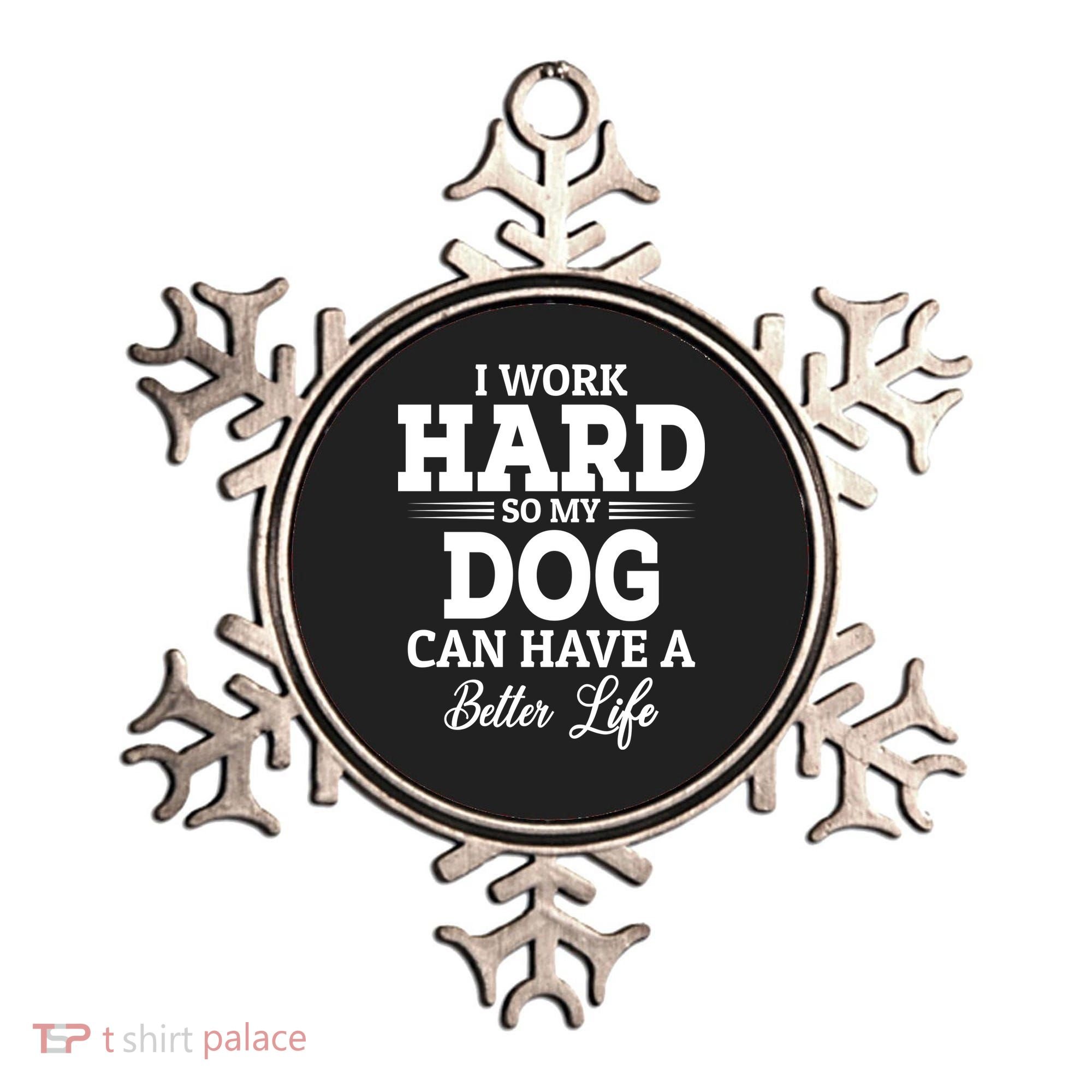 Dog Lovers Motivational Quote Ornament
