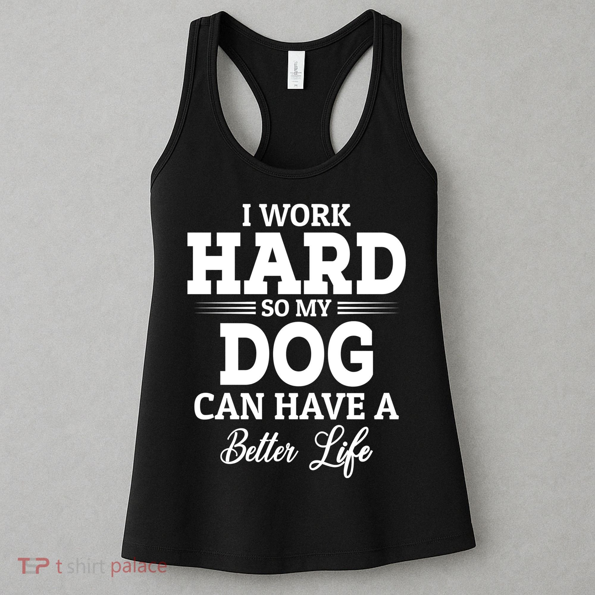 Dog Lovers Motivational Quote Women's Tank Top