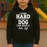 Dog Lovers Motivational Quote Kids Hoodie thumb 3