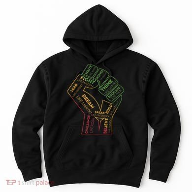 Dream Like Martin Lead Like Harriet Black History Pride Hoodie