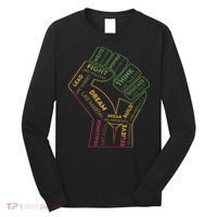 Dream Like Martin Lead Like Harriet Black History Pride Long Sleeve Shirt thumb 0