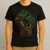 Dream Like Martin Lead Like Harriet Black History Pride T-Shirt thumb 3