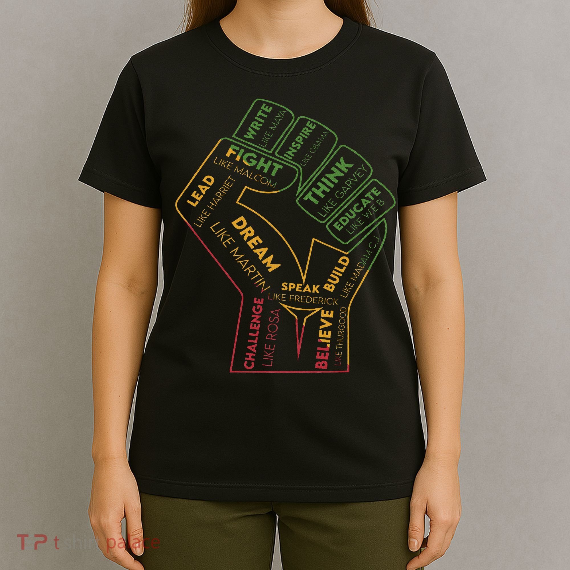 Dream Like Martin Lead Like Harriet Black History Pride T-Shirt