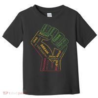 Dream Like Martin Lead Like Harriet Black History Pride Toddler T-Shirt thumb 0