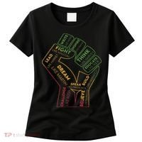 Dream Like Martin Lead Like Harriet Black History Pride Women's T-Shirt thumb 0