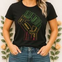 Dream Like Martin Lead Like Harriet Black History Pride Women's T-Shirt thumb 2