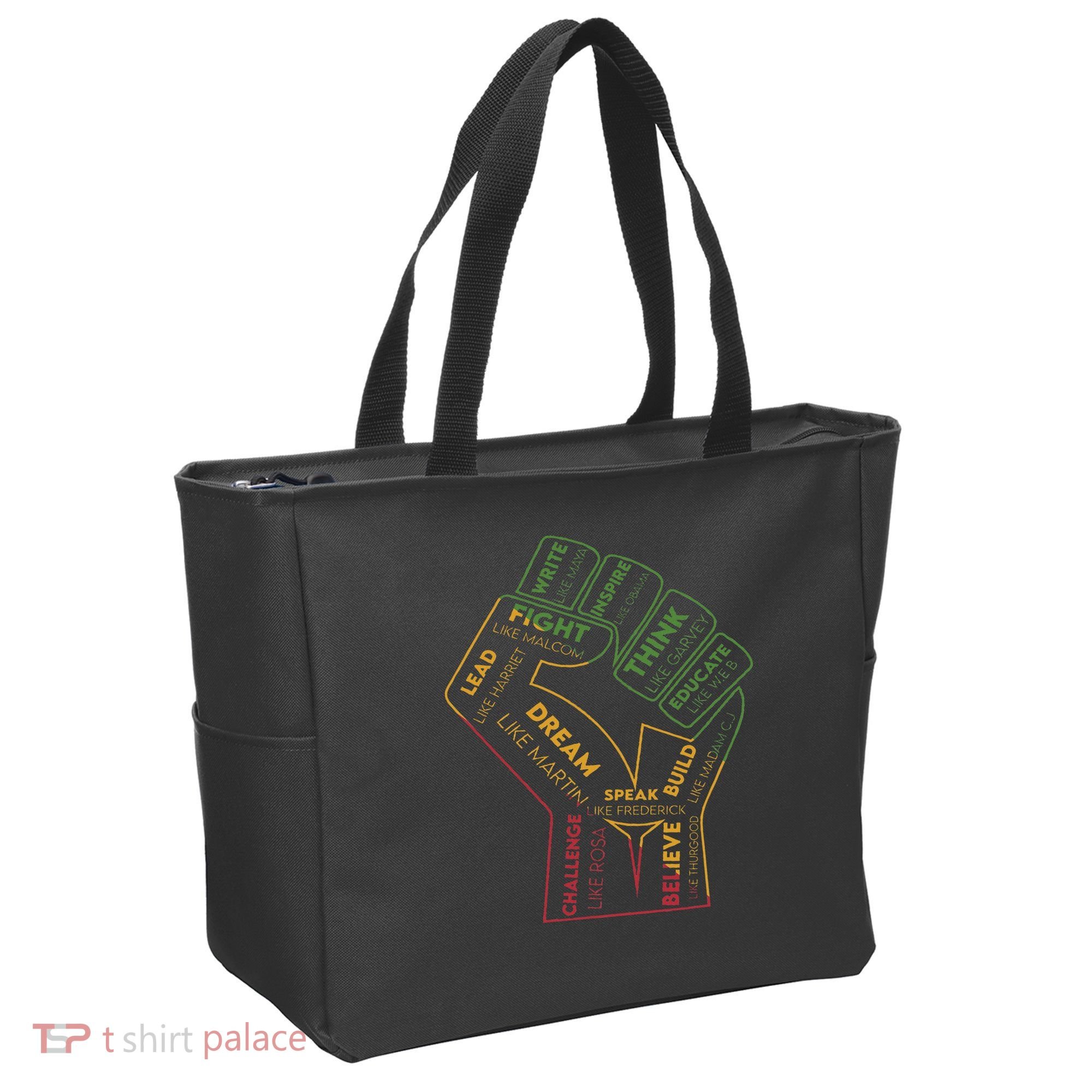 Dream Like Martin Lead Like Harriet Black History Pride Tote Bag