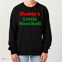 Daddys Little Meatball Funny Italian Joke Women's Sweatshirt thumb 0