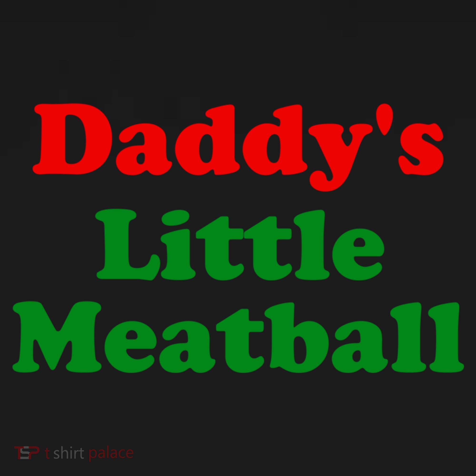 Daddys Little Meatball Funny Italian Joke Coaster
