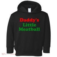 Daddys Little Meatball Funny Italian Joke Toddler Hoodie thumb 0