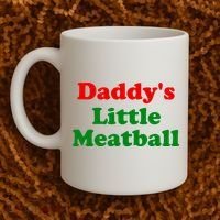 Daddys Little Meatball Funny Italian Joke Coffee Mug thumb 2
