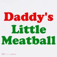 Daddys Little Meatball Funny Italian Joke Women's Hoodie thumb 2