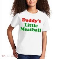 Daddys Little Meatball Funny Italian Joke Kids T-Shirt thumb 2