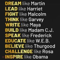 Dream Like Martin Lead Like Harriet Black History Month Sweatshirt thumb 3
