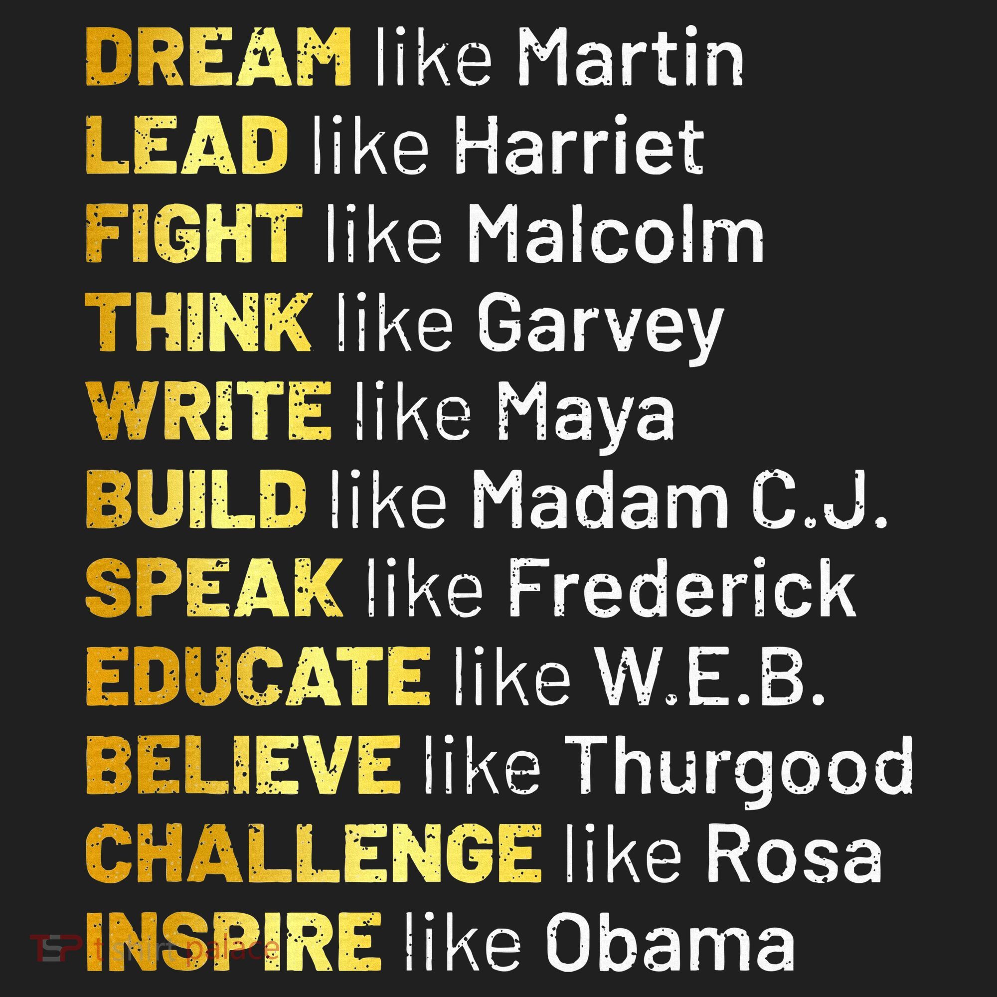 Dream Like Martin Lead Like Harriet Black History Month Tumbler