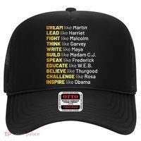 Dream Like Martin Lead Like Harriet Black History Month Hat thumb 0
