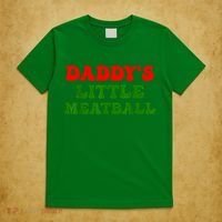 Daddys Little Meatball Funny Italian Dad Joke T-Shirt thumb 5