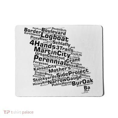 Drink Local Missouri Breweries Mousepad