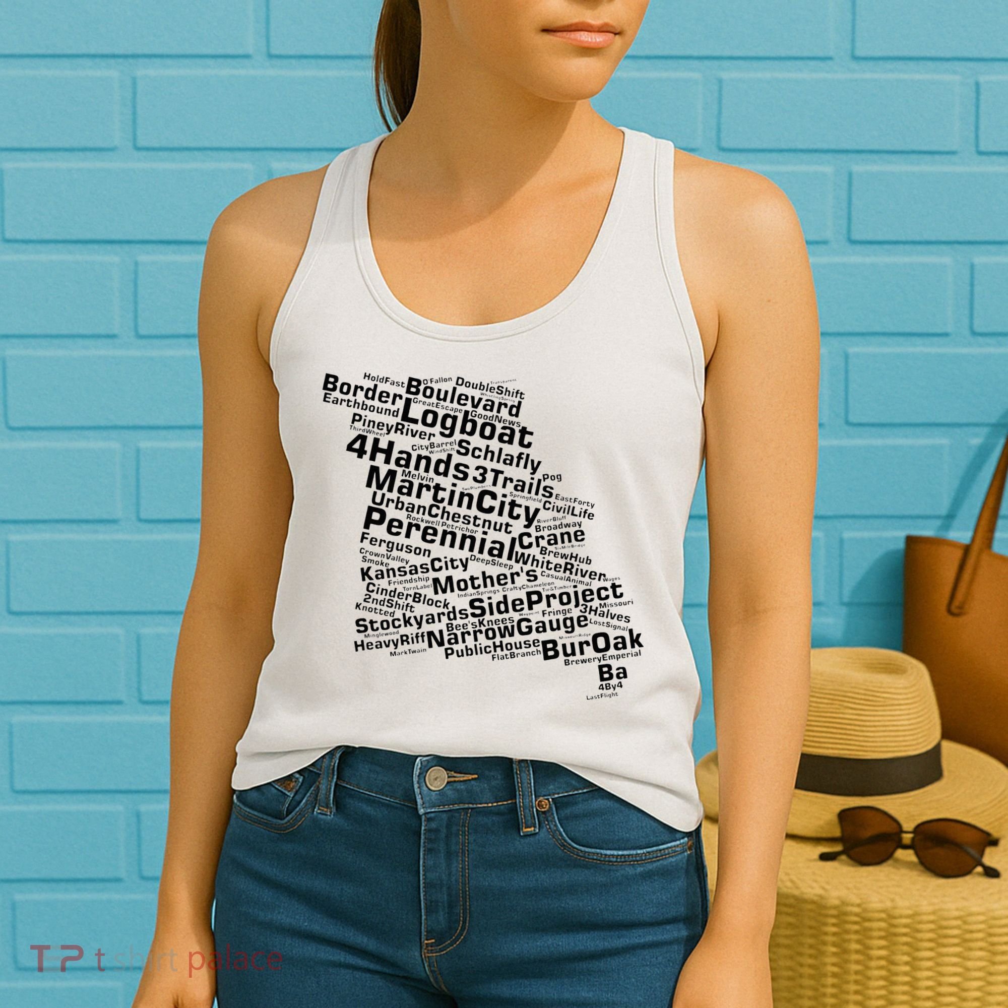 Drink Local Missouri Breweries Women's Tank Top