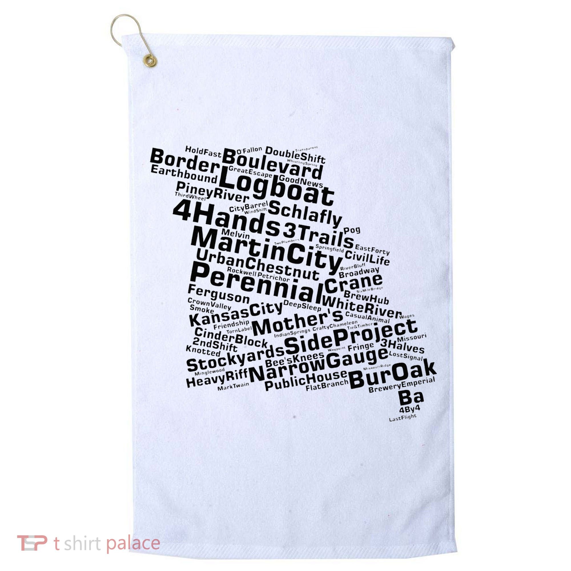 Drink Local Missouri Breweries Golf Towel