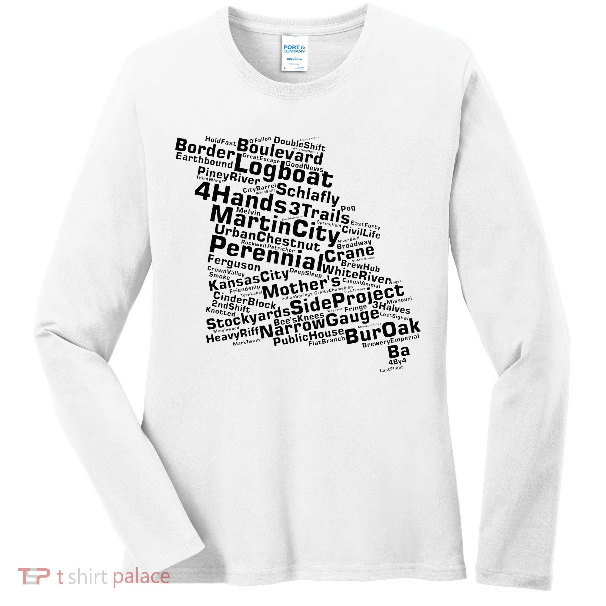 Drink Local Missouri Breweries Women's Long Sleeve Shirt