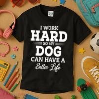 Dog Lovers Motivation Quote Kids T-Shirt thumb 3