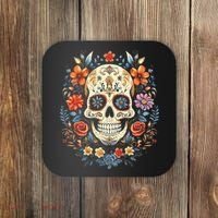 De Los Muertos Day of the Dead Sugar Skull Coaster thumb 0