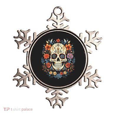 De Los Muertos Day of the Dead Sugar Skull Ornament