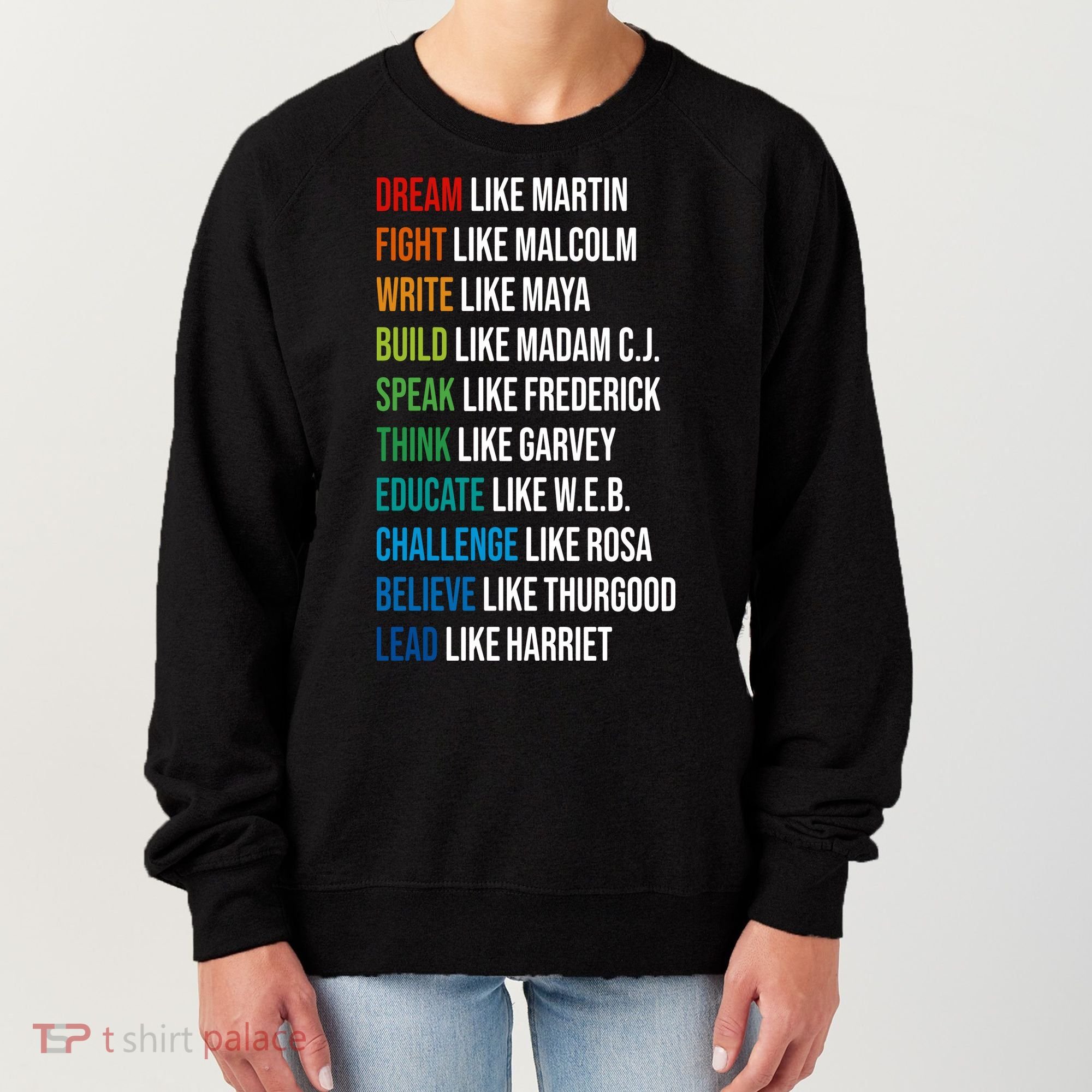 Dream Like Martin Luther King JR MLK For Lover Gift Idea Women's Sweatshirt