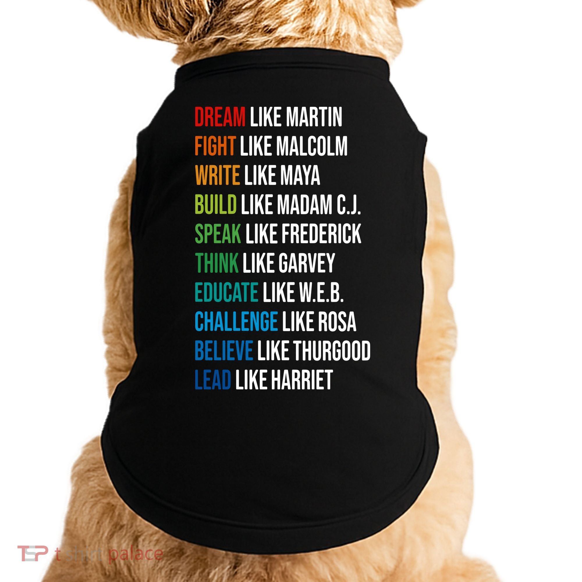 Dream Like Martin Luther King JR MLK For Lover Gift Idea Doggie Tank
