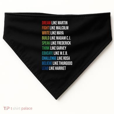 Dream Like Martin Luther King JR MLK For Lover Gift Idea USA-Made Doggie Bandana