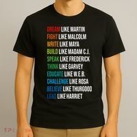 Dream Like Martin Luther King JR MLK For Lover Gift Idea T-Shirt thumb 3