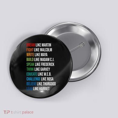 Dream Like Martin Luther King JR MLK For Lover Gift Idea Button