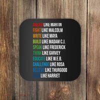 Dream Like Martin Luther King JR MLK For Lover Gift Idea Coaster thumb 0