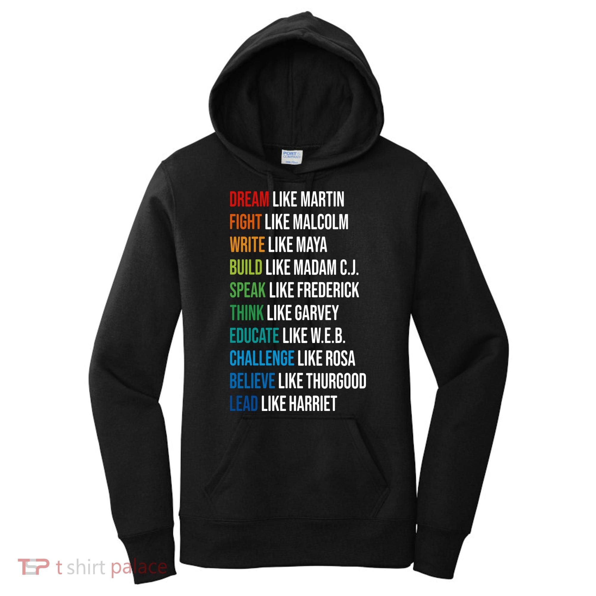 Dream Like Martin Luther King JR MLK For Lover Gift Idea Women's Hoodie
