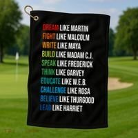 Dream Like Martin Luther King JR MLK For Lover Gift Idea Golf Towel thumb 1