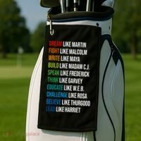 Dream Like Martin Luther King JR MLK For Lover Gift Idea Golf Towel thumb 2