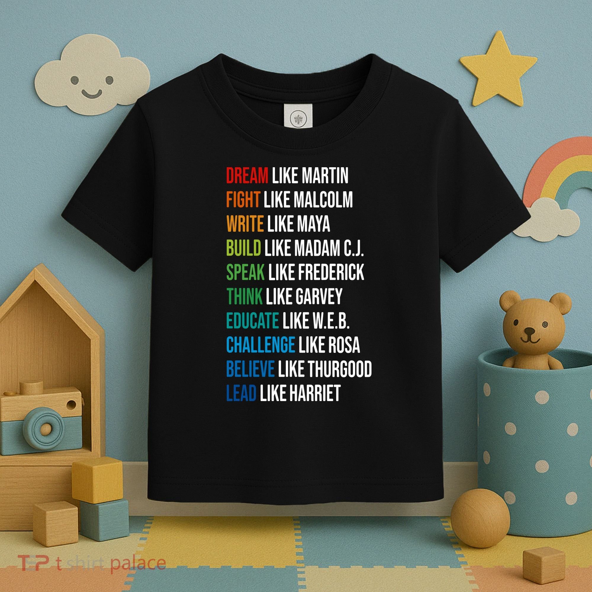 Dream Like Martin Luther King JR MLK For Lover Gift Idea Toddler T-Shirt